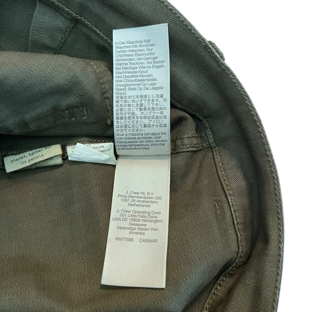 Madewell Forest Green Utility Chino Pants Size 27 High Rise‎